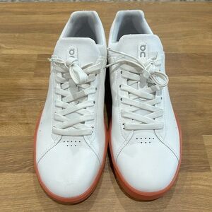 ON CLOUD Men's The Roger Advantage Sneakers Shoes ~ White / Canyon Mens 9